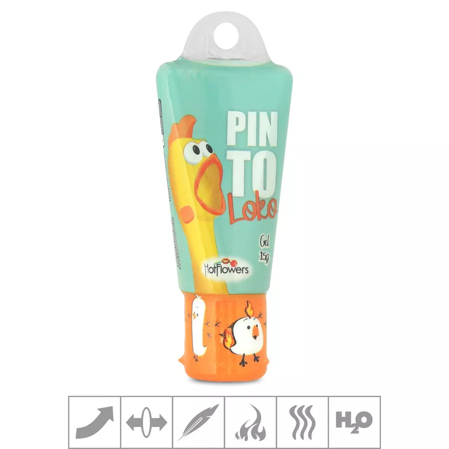 Hot Flowers Pinto Loko Gel Excitante Masculino 15g