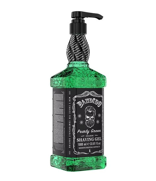 Bandido Shaving Gel Pearly Green Gel de Barbear Profissional 1000ml