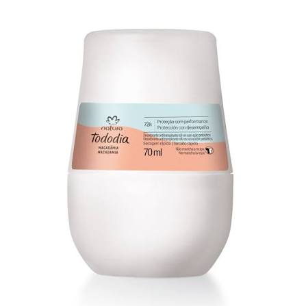 Natura Tododia Desodorante Antitranspirante Roll-On Macadâmia 70ml