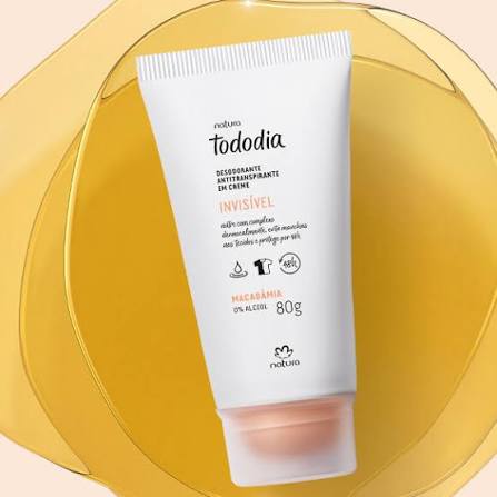 Natura Tododia Desodorante Antitranspirante Creme Macadâmia 80g