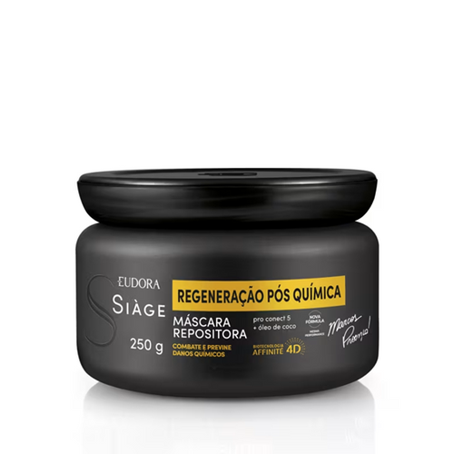 Eudora Siage Expert Regeneracao Pos Quimica Mascara Capilar Tratamento 250g