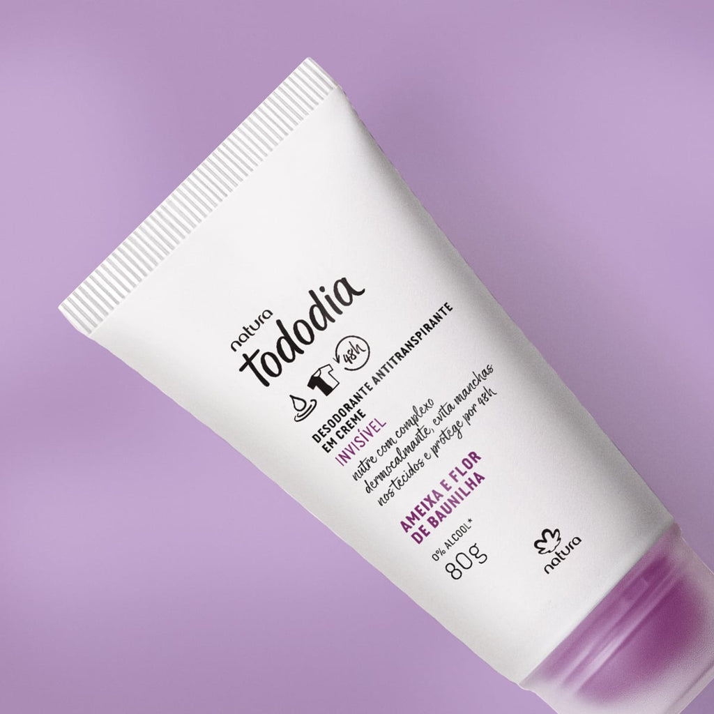 Natura Tododia Desodorante Antitranspirante Creme Ameixa e Flor de Baunilha 80g - foto 2