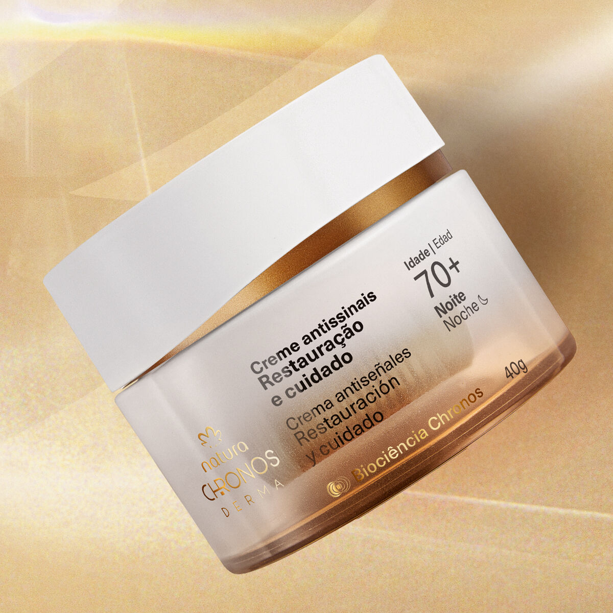 Natura Chronos Derma 70+ Noite textura do creme