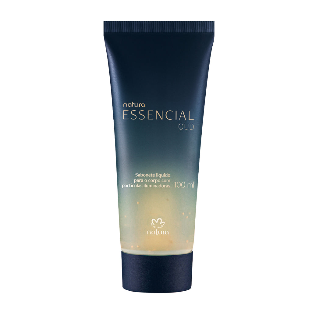 Natura Essencial Oud Sabonete Líquido Corporal Partículas Iluminadoras 100ml