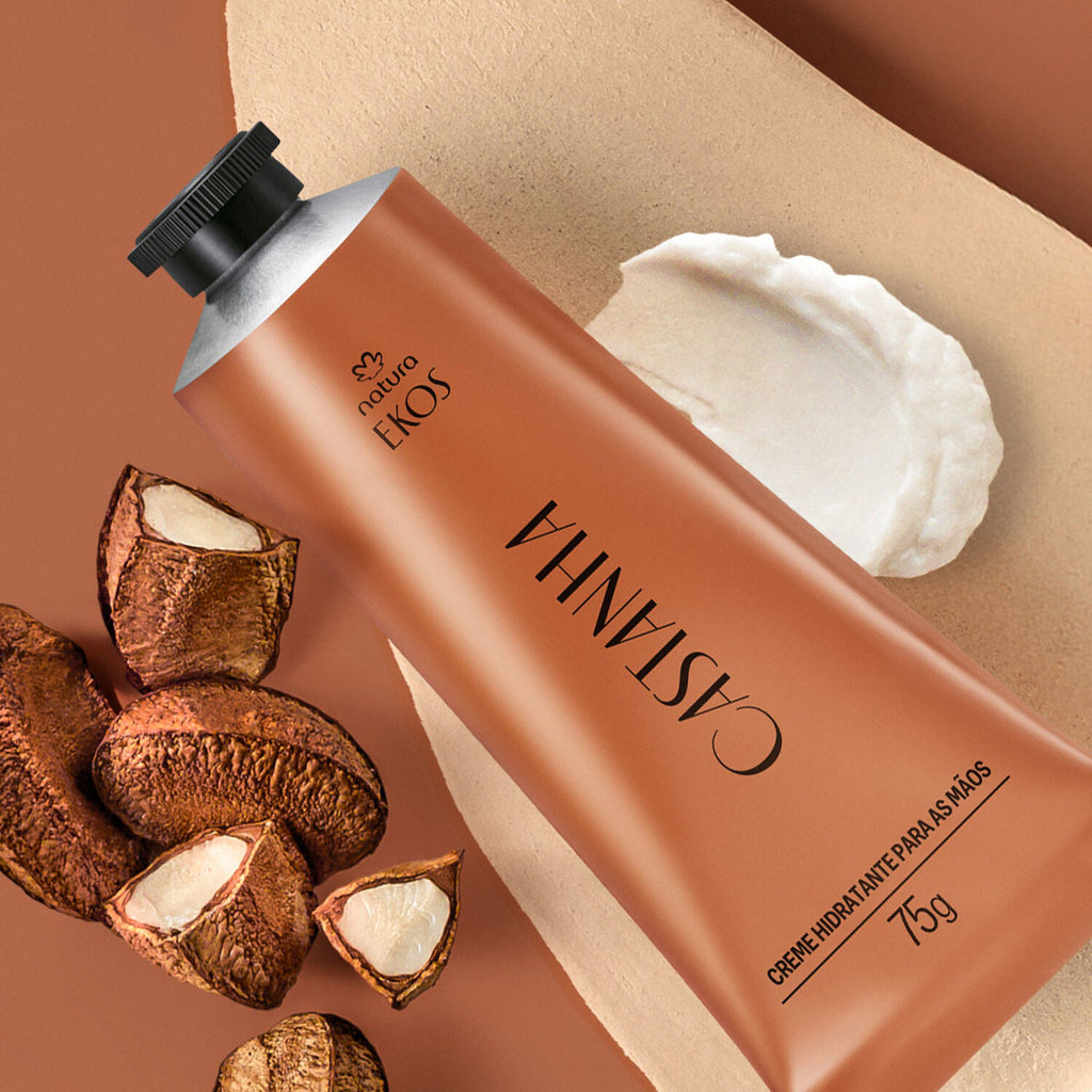 Natura Ekos Castanha Creme Hidratante para as Mãos 75g - textura