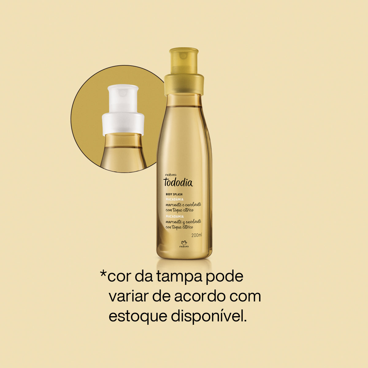 Natura Tododia Body Splash Macadâmia 200ml