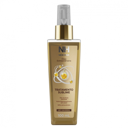 Belkit New Hair Oleo Extraordinario Capilar Tratamento Sublime Anti Frizz Brilho 100ml