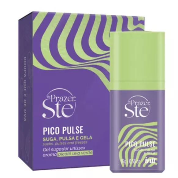 Intt Pico Pulse Gel Sugador Picolé Uva Verde 16g