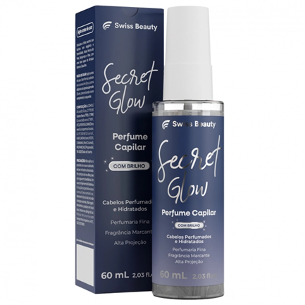 Belkit Perfume Capilar Secret Glow Fragrancia Feminina Hidratante Cabelos Perfumados 60ml
