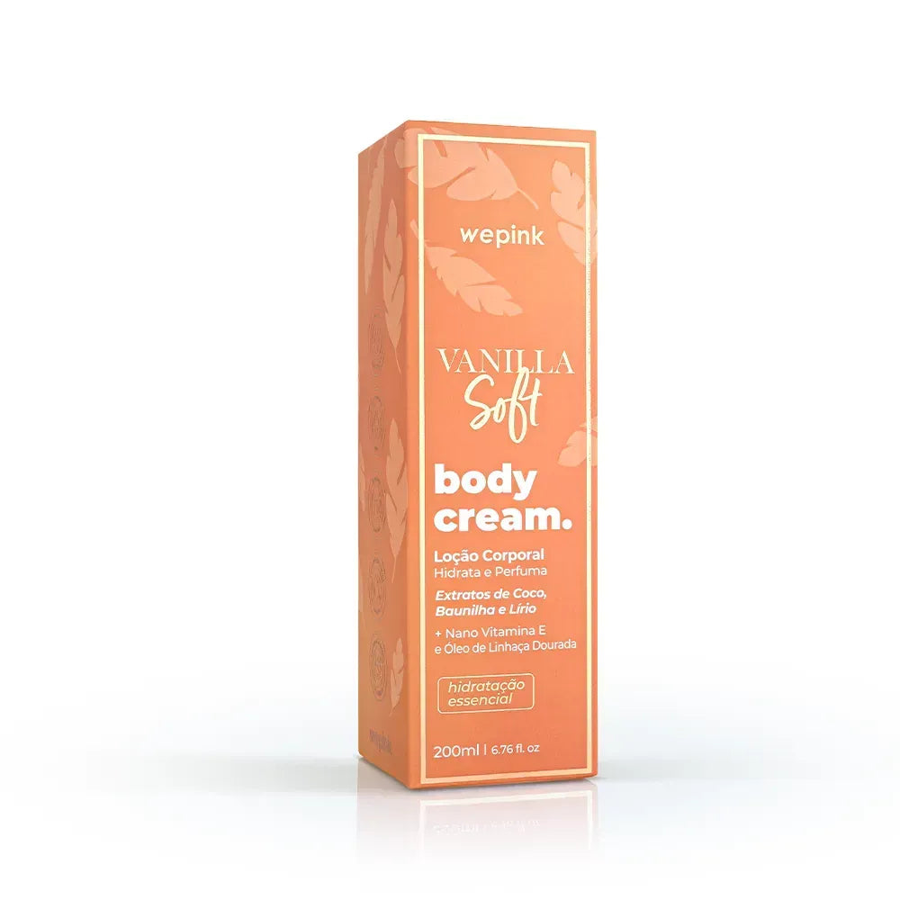Wepink Vanilla Soft Body Cream Locao Hidratante Corporal 200ml