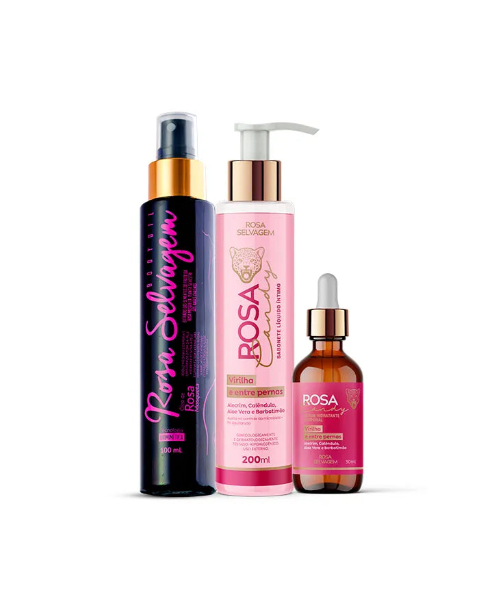 Rosa Selvagem Kit Mc Mirella Clareador Íntimo