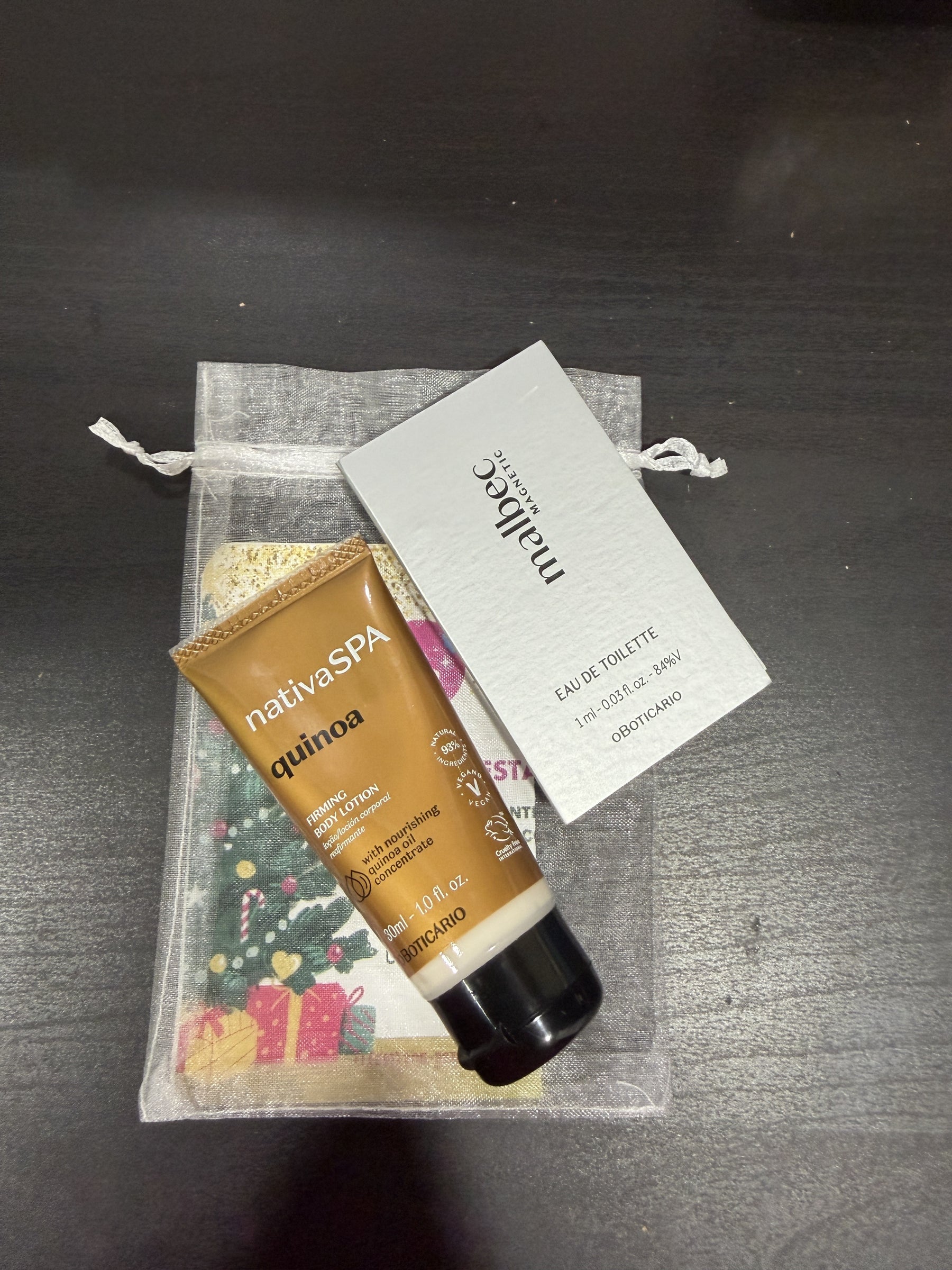 Loción corporal desodorante reafirmante de quinoa Nativa SPA 30 ml