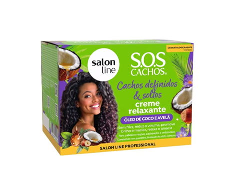 Salon Line Kit Relaxante Cachos Definidos e Soltos Guanidina 200g