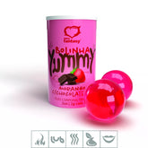 Bolinha Beijável Ice Yummy Com 2un - Morango c/ Chocolate