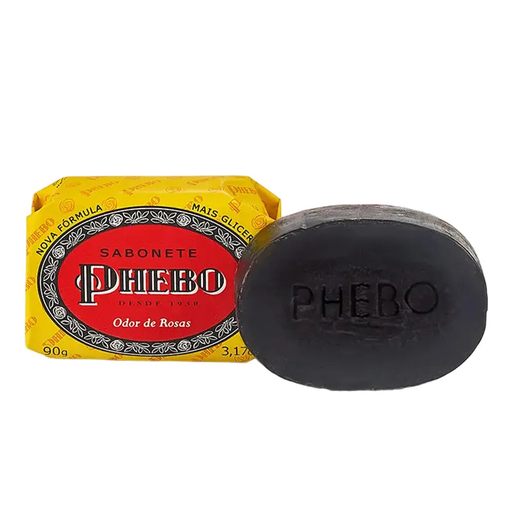 Phebo Sabonete em Barra Glicerinado Odor de Rosas 90g