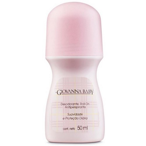 Giovanna Baby Desodorante Antitranspirante Roll On Rosa Feminino 50ml