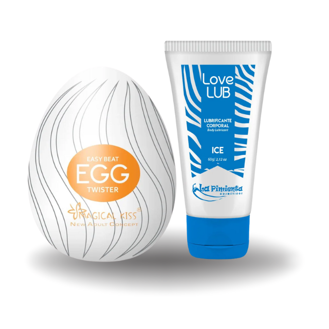 Kit Egg Twister + Love Lub Ice