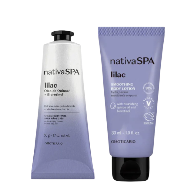 KIT Nativa Spa Lilac creme de 30 ml + creme de mao 50G
