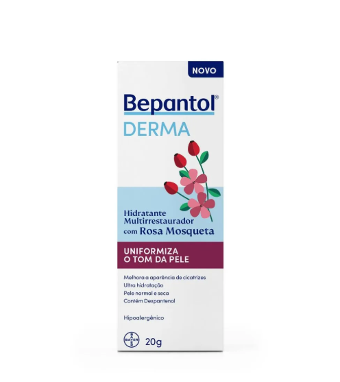 Hidratante Bepantol Derma Multirestaurador Com Rosa Mosqueta 20g