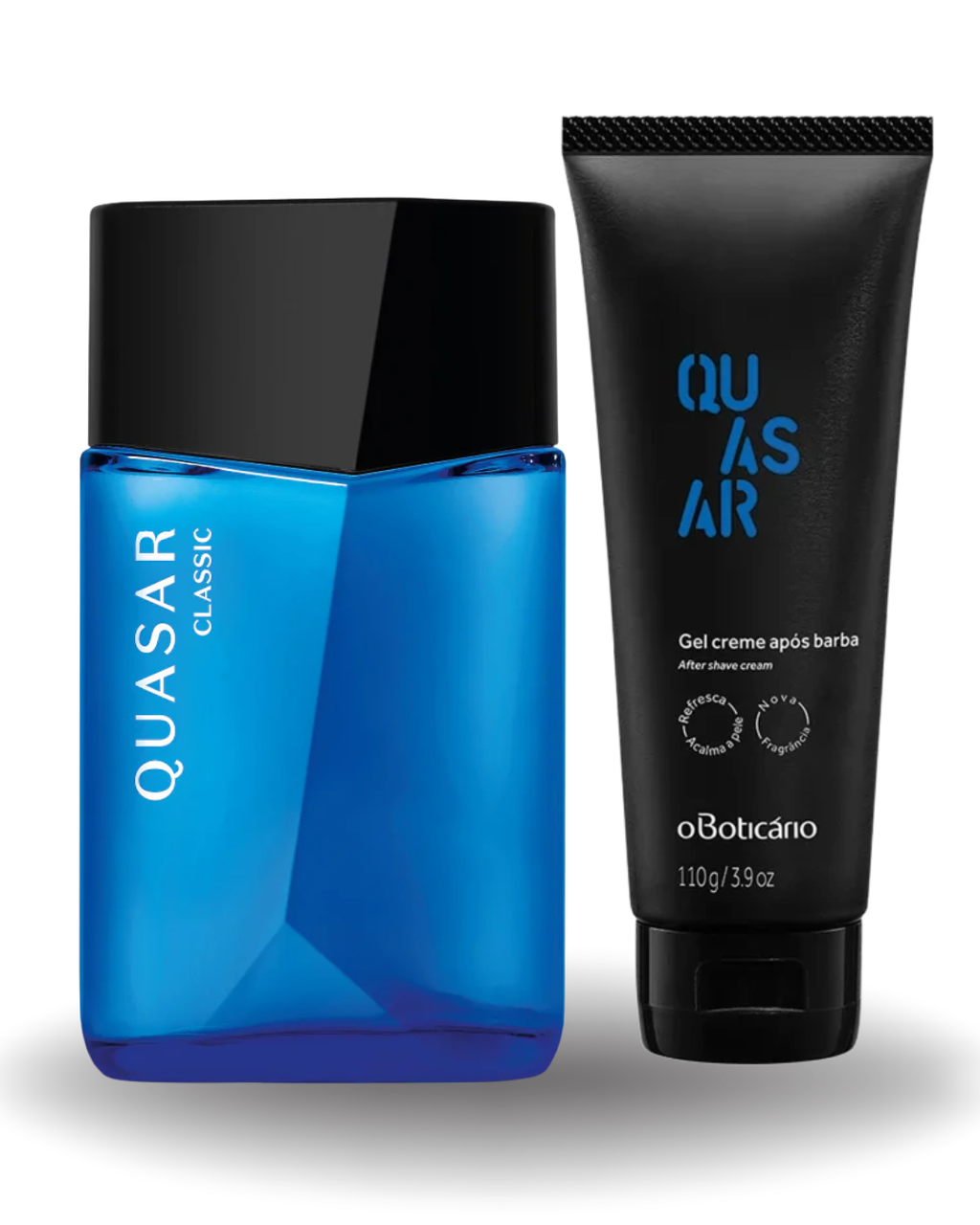 O Boticário Quasar Kit Desodorante Colônia + Creme de Barbear