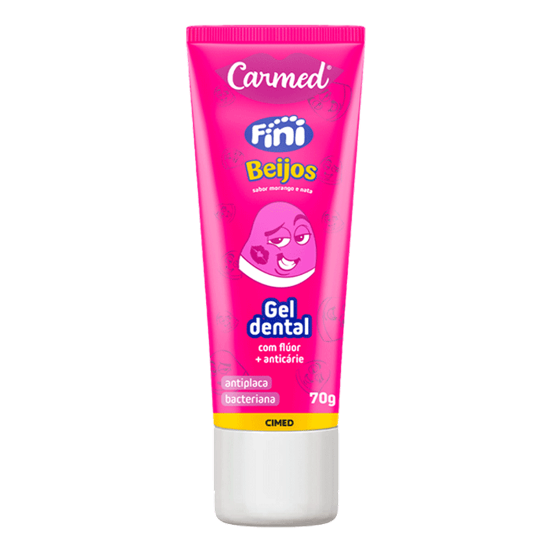 Carmed Fini Beijos Pasta Dental Gel Infantil 70g