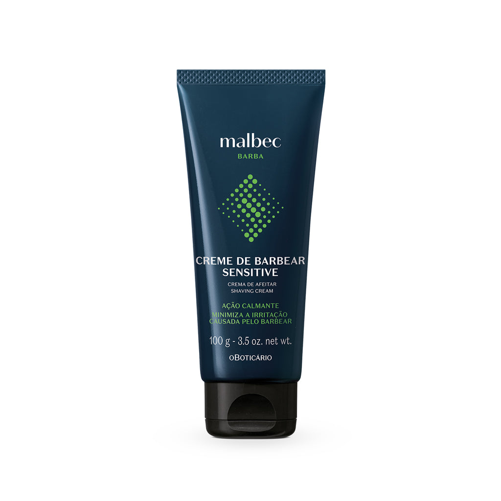O Boticário Malbec Creme de Barbear Sensitive 100g