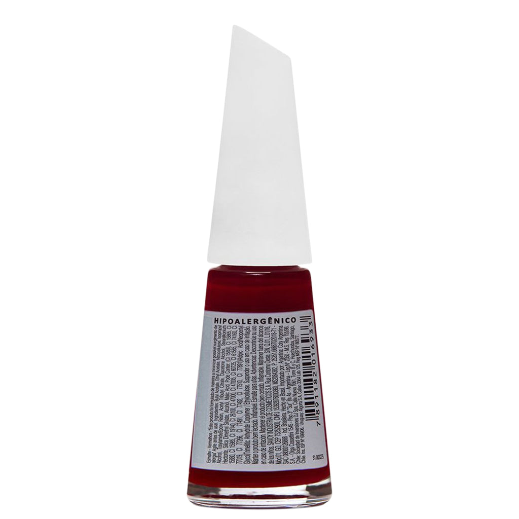 Risqué Esmalte Cremoso Carmim 8ml - verso