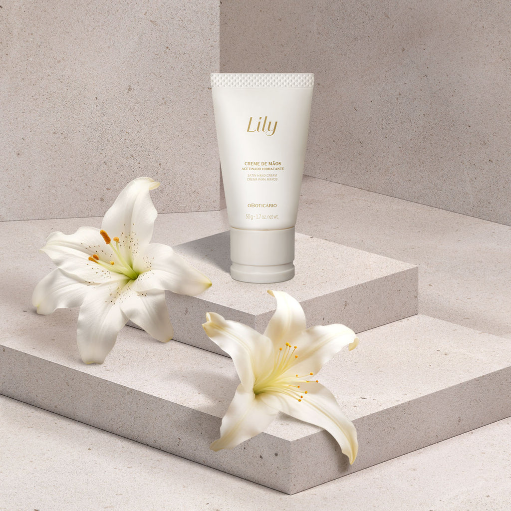 O Boticário Lily Creme de Mãos Acetinado 50g