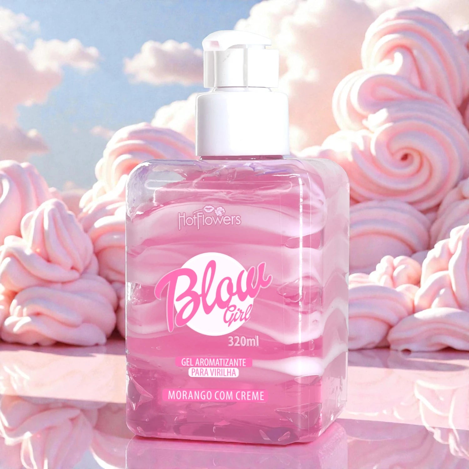 Gel Aromatizante Blow Girl 320ml  - Morango c Creme