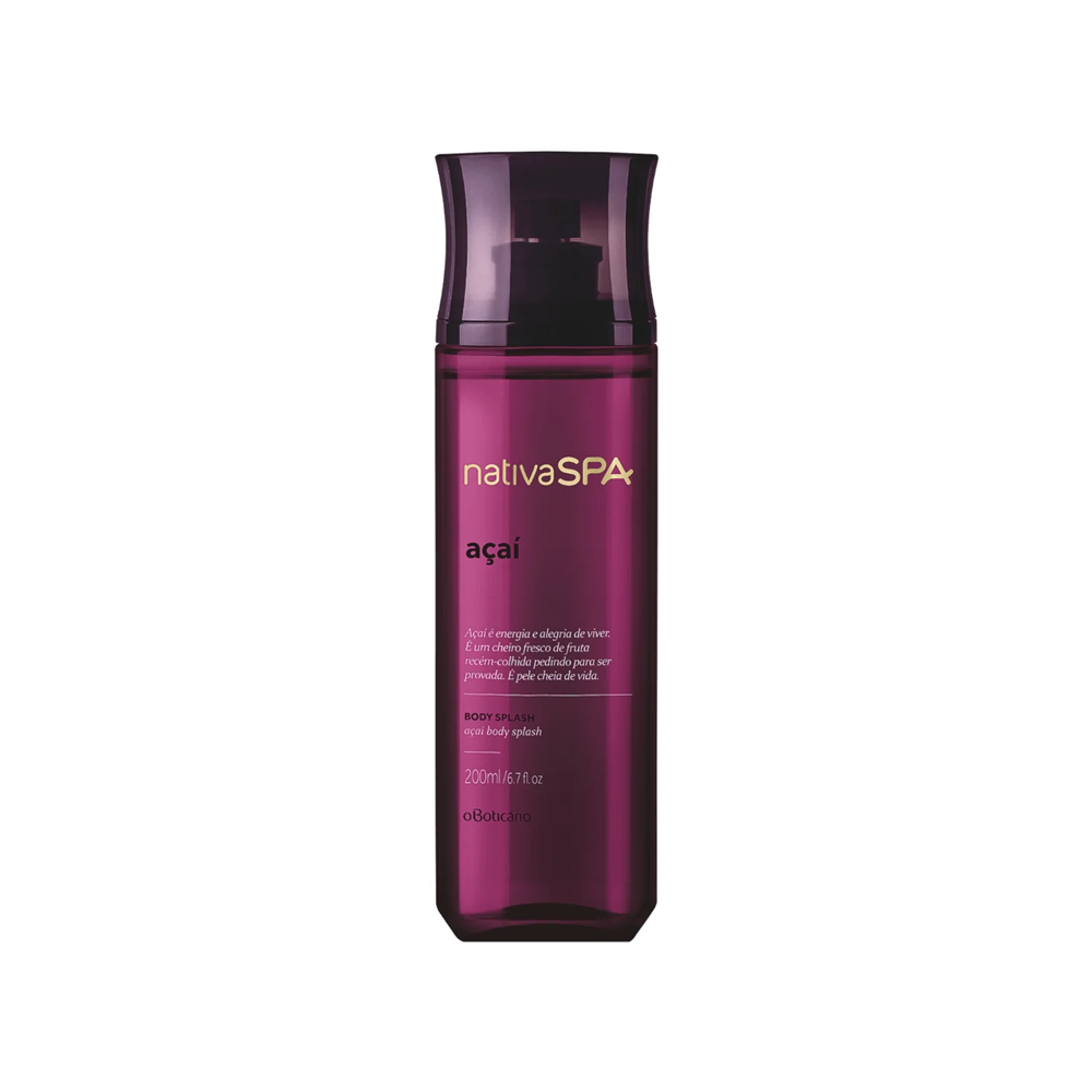 O Boticário Nativa SPA Body Splash Deo Colônia Açaí 200ml