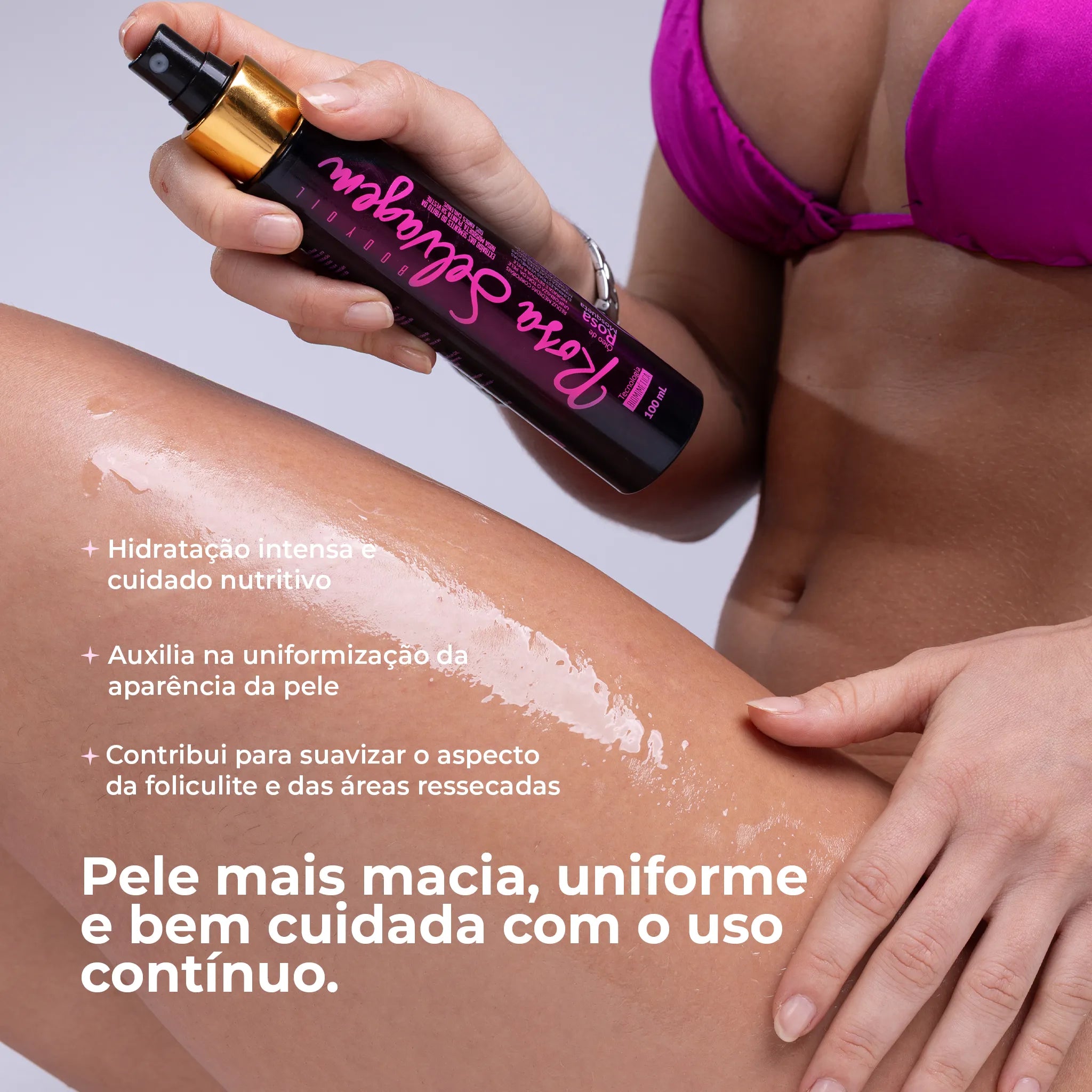 Rosa Selvagem Óleo Clareador de Pele 100ml
