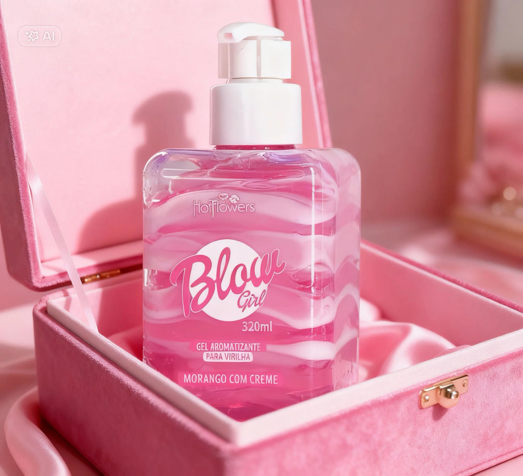 Gel aromático para ingle Blow Girl 320 ml - Fresa con crema