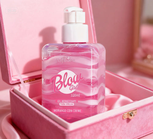 Gel Aromatizante Blow Girl 320ml  - Morango c Creme