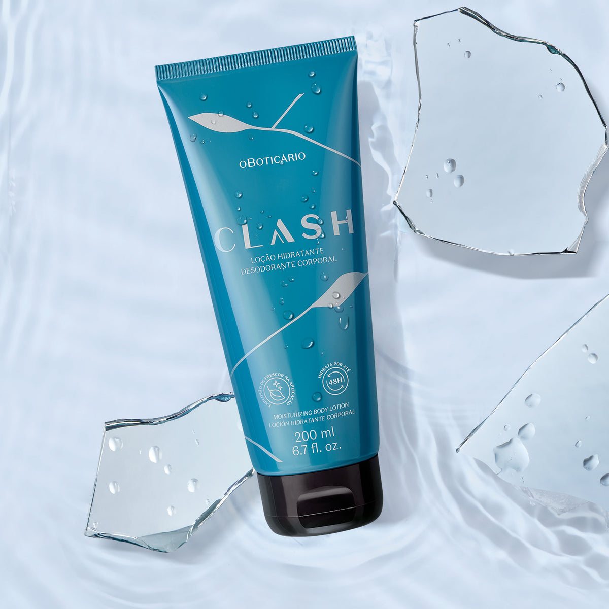 O Boticario Clash Locao Hidratante Corporal Masculino 200ml