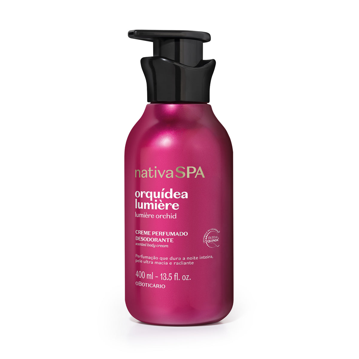 O Boticário Nativa SPA Orquídea Lumière Creme Hidratante Corporal 400ml