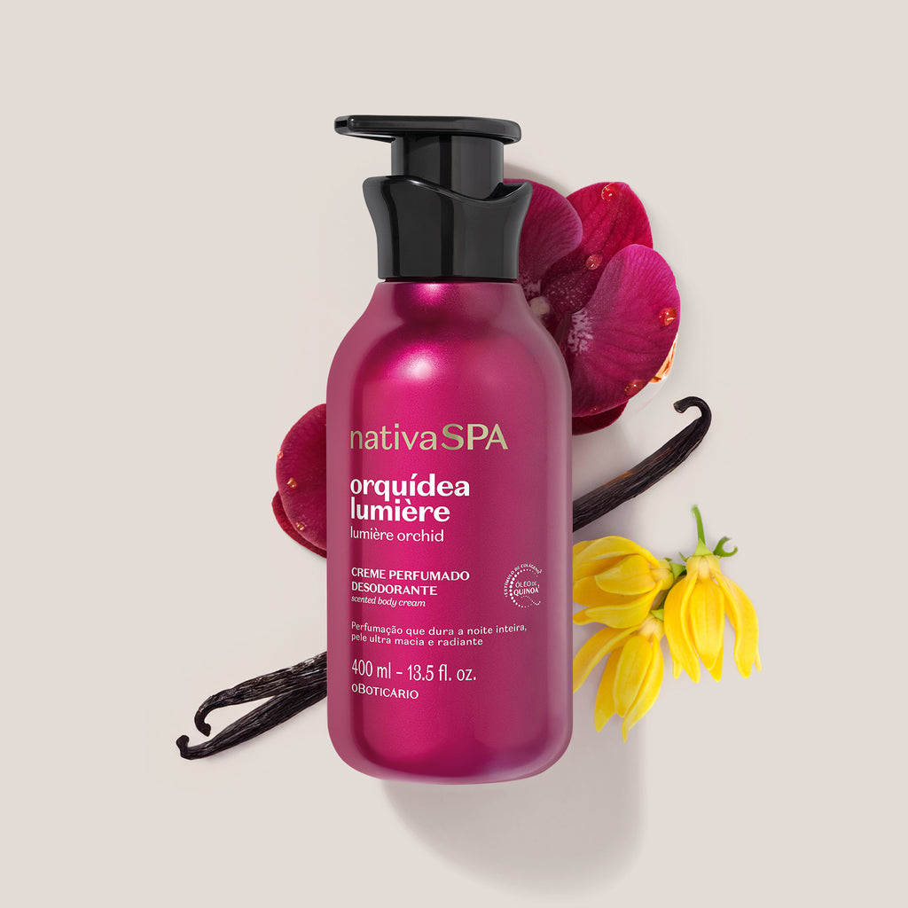 O Boticário Nativa SPA Orquídea Lumière Creme Hidratante Corporal 400ml