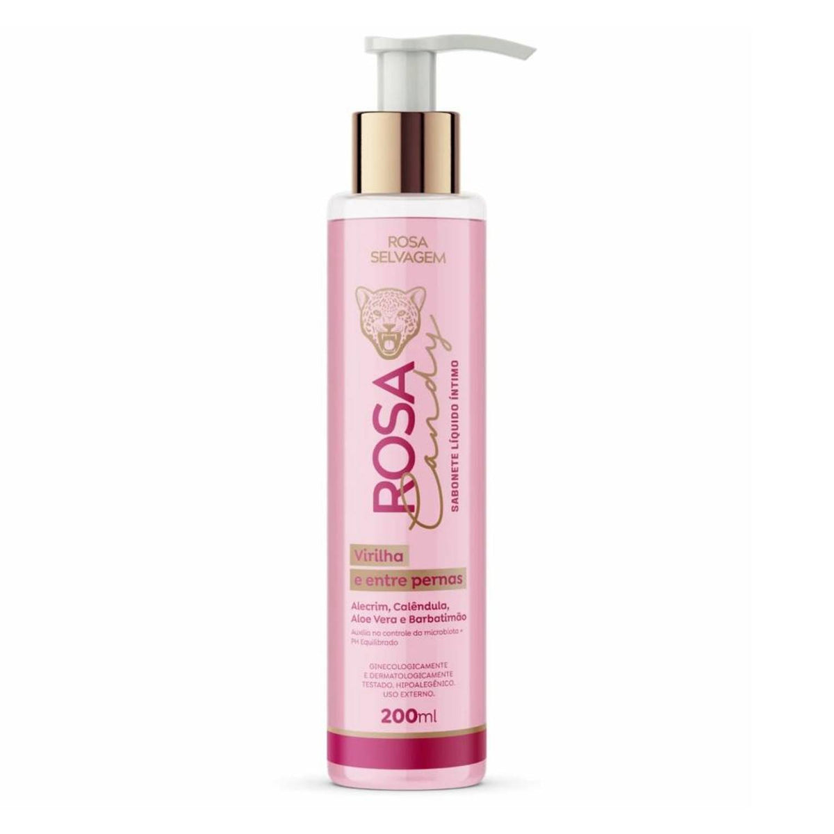 Rosa Selvagem Sabonete Íntimo Rosa Candy 200ml