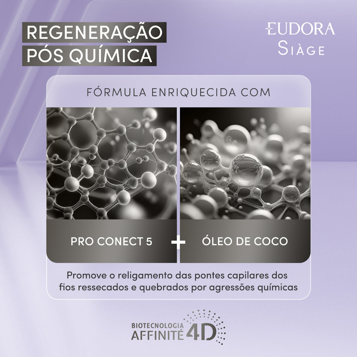 Eudora Siàge Expert Regeneração Pós-Química Máscara 250g - ativos