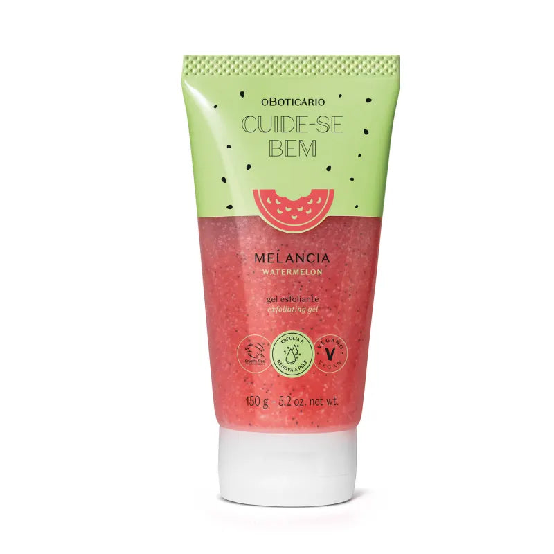 O Boticário Cuide-se Bem Gel Esfoliante Corporal Melancia 150g