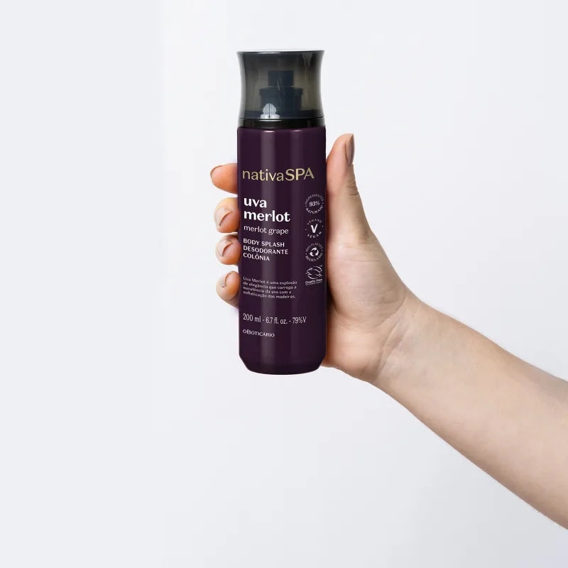 O Boticário Nativa SPA Body Splash Uva Merlot 200ml