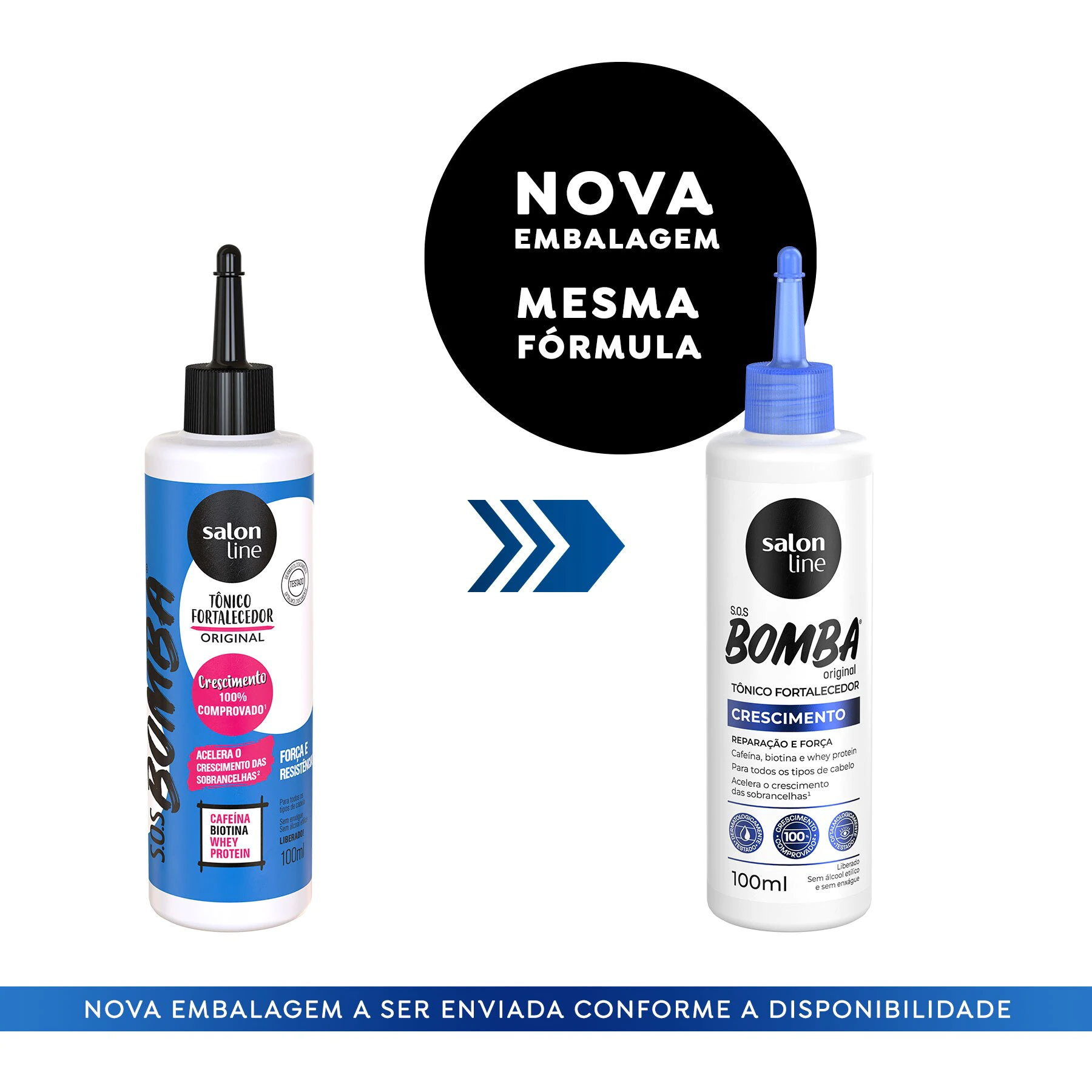 Salon Line SOS Bomba Tônico Capilar Crescimento Acelerado 100ml