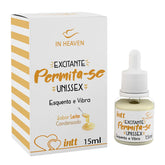 Intt in heaven permita-se lubrificante e gel íntimo sabor leite condensado 15mL 15g