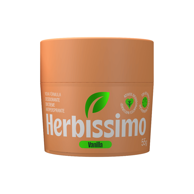 Herbissimo Desodorante Creme Antiperspirante Vanilla 55g