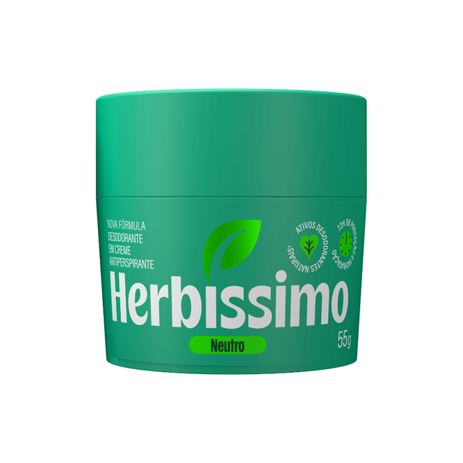 Herbissimo Desodorante Creme Antiperspirante Neutro 55g