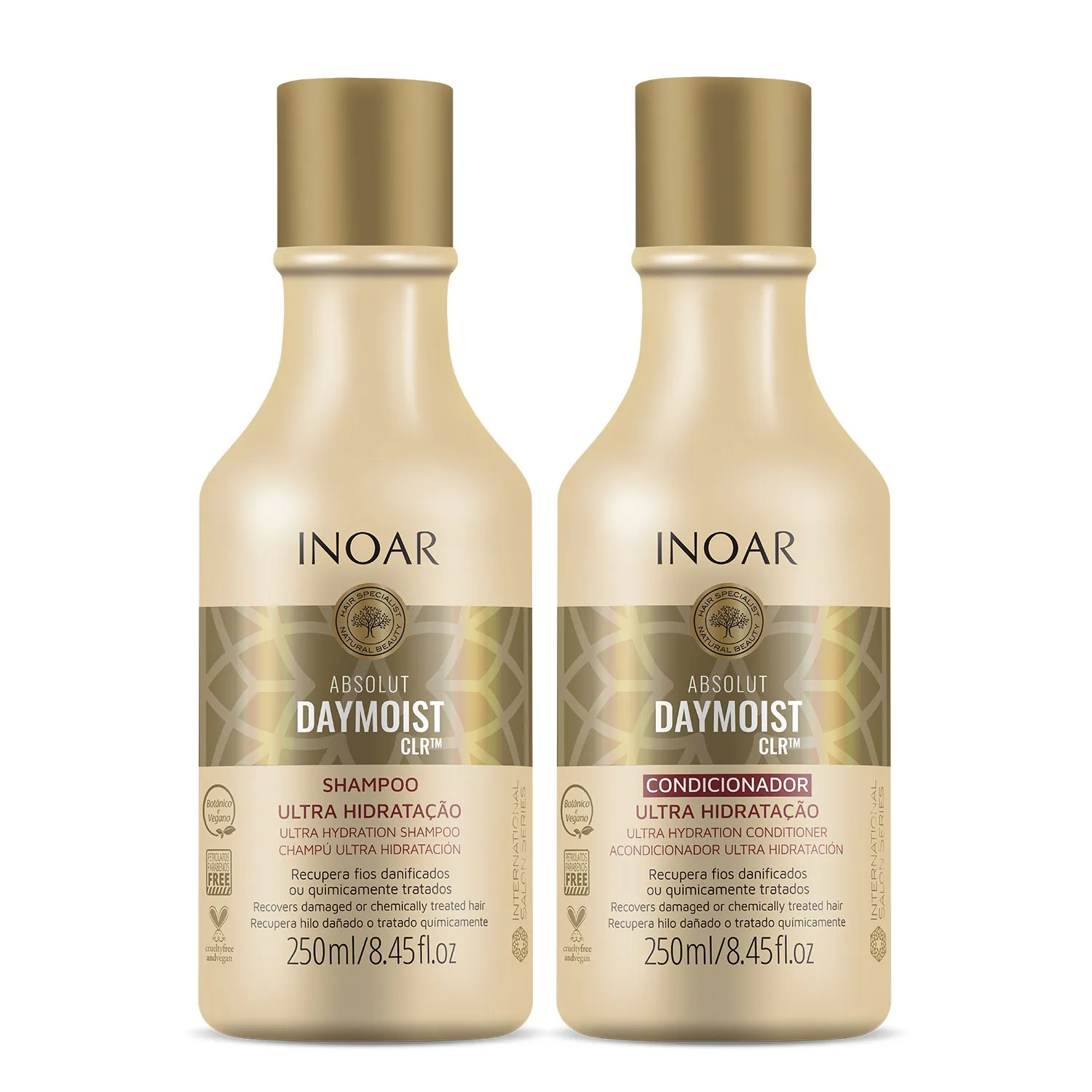 Inoar Absolut Daymoist CLR Kit Especial Shampoo + Condicionador 250ml