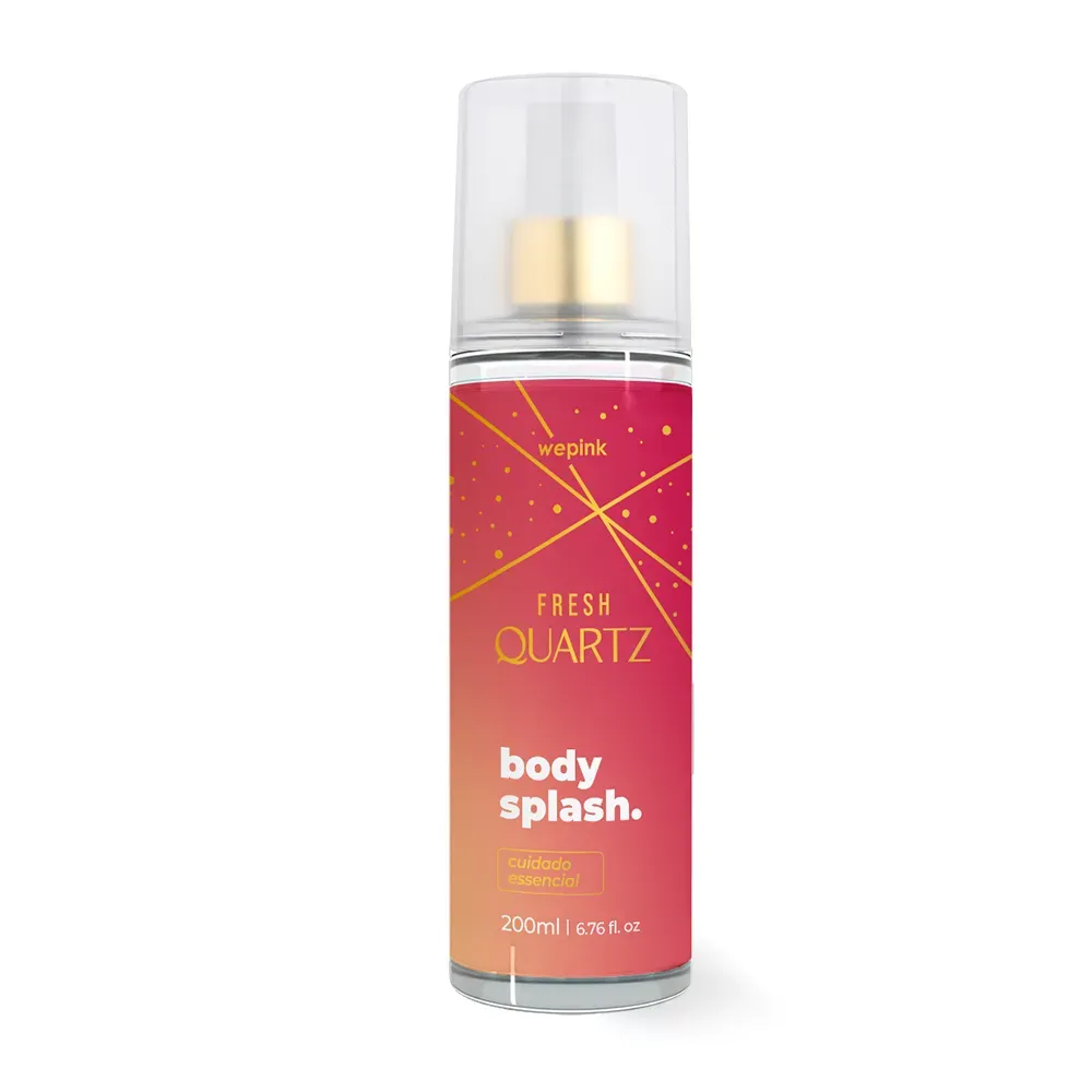 Wepink Fresh Quartz Body Splash Desodorante Colônia Floral Âmbar Frasco Completo 200ml