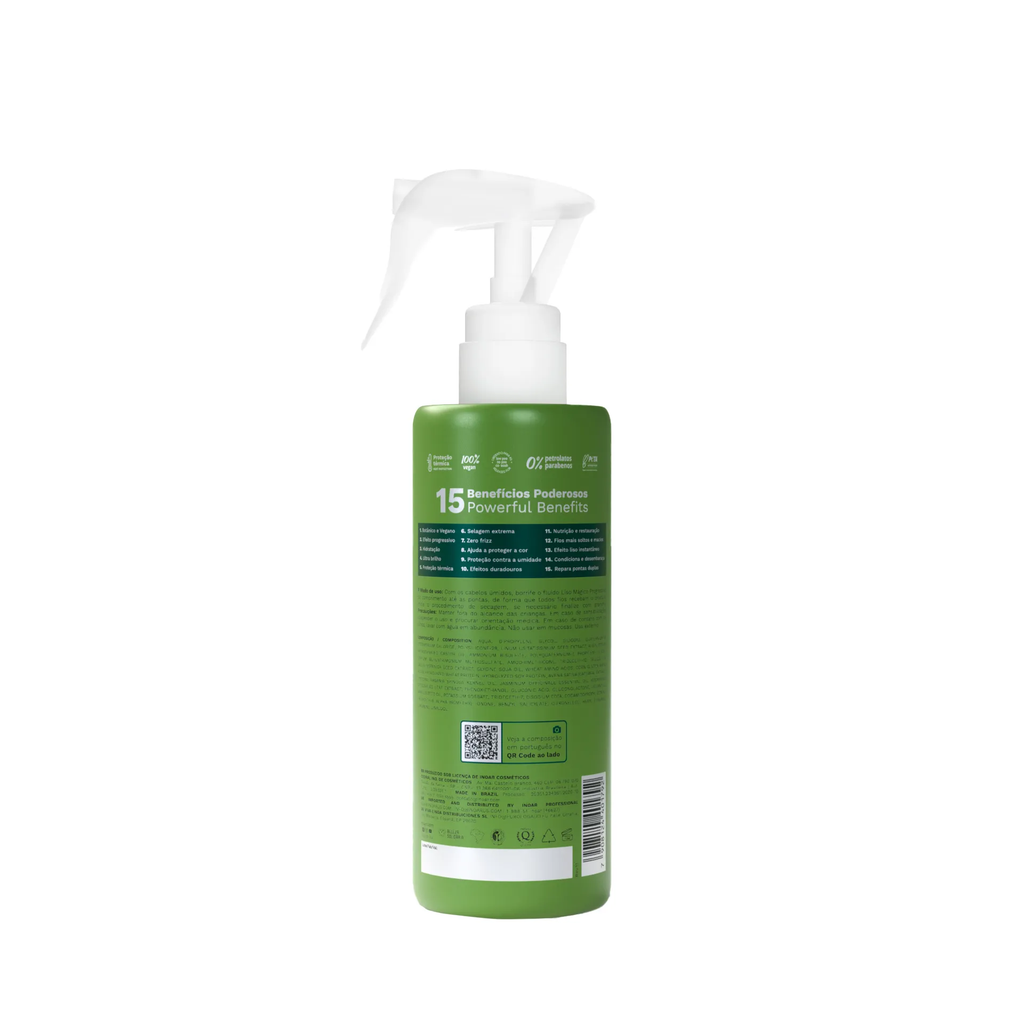 Inoar Liso Magico Progressivo Fluido Termoativado 15 Beneficios 200ml
