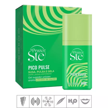Intt Pico Pulse Gel Sugador Unissex Chiclete de Menta 16g
