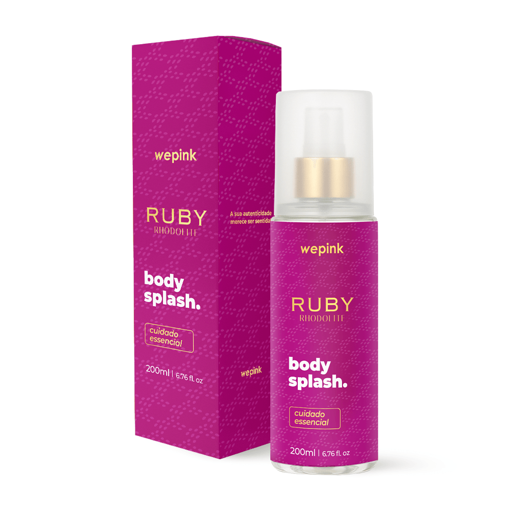 Body Splash Ruby Rhodolite Desodorante Colônia 200ml - Wepink
