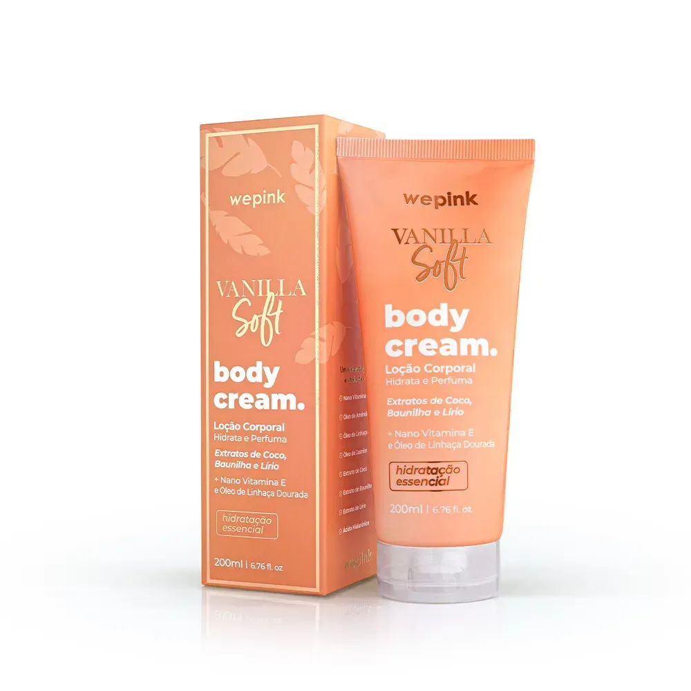 Wepink Vanilla Soft Body Cream Locao Hidratante Corporal 200ml